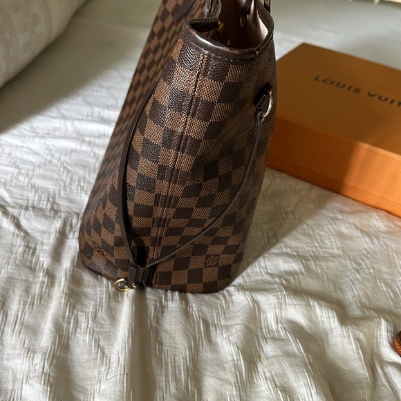 Louis Vuitton Neverful Damier Ebene Rose Ballerine MM - Picture 6 of 11